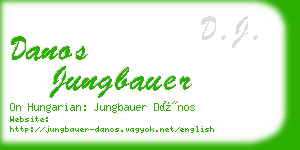 danos jungbauer business card